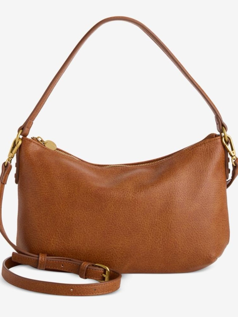 Style & Co. Tan Brown Leather Shoulder Bag